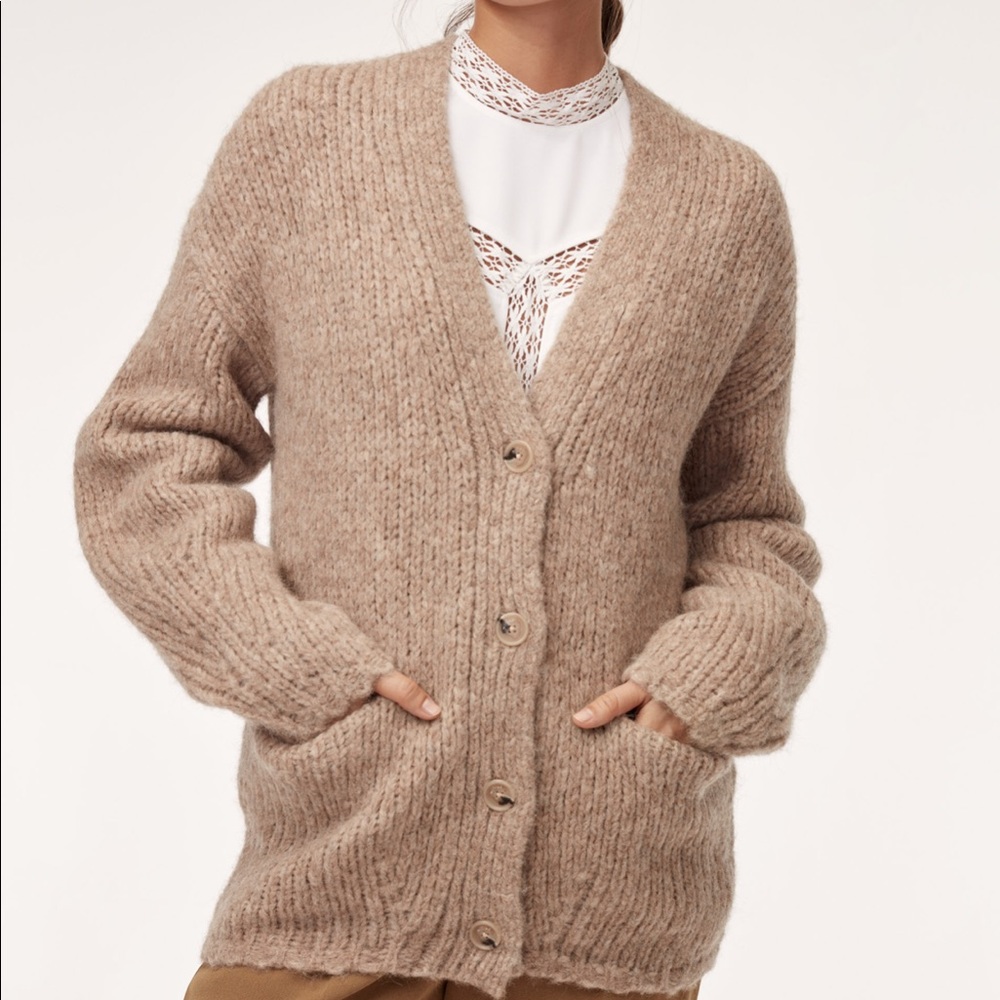 Wilfred Italian Yarn Cardigan Large